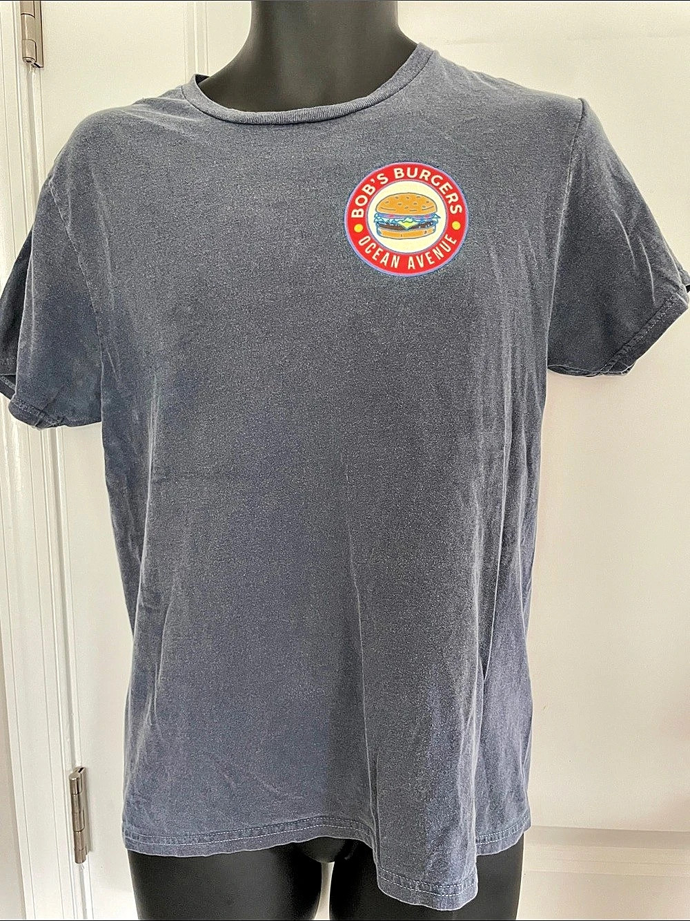 Bob's Burgers Ocean Avenue Graphic Tee Gray Medium